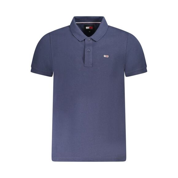 Tommy Hilfiger Blu Cotton Men Polo Men's Shirt